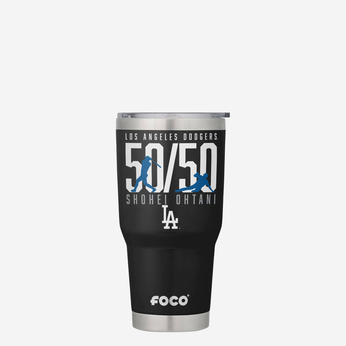 Shohei Ohtani Los Angeles Dodgers 50 Home Runs & 50 Stolen Bases Black 30 oz Player Tumbler