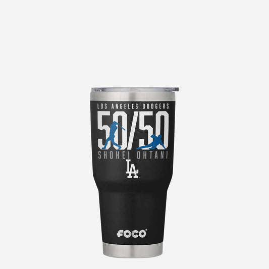 Shohei Ohtani Los Angeles Dodgers 50 Home Runs & 50 Stolen Bases Black 30 oz Player Tumbler