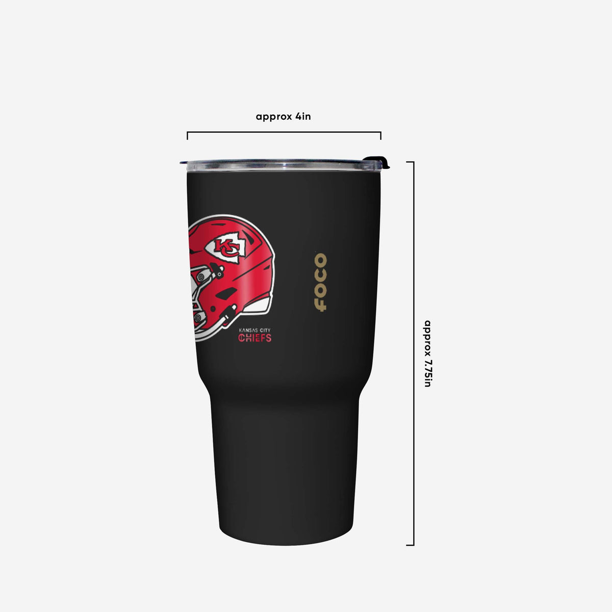 Kansas City Chiefs vs San Francisco 49ers Super Bowl LVIII Black 27 oz Stainless Steel Tumbler