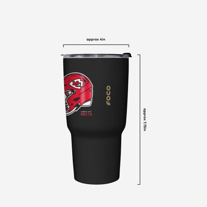 Kansas City Chiefs vs San Francisco 49ers Super Bowl LVIII Black 27 oz Stainless Steel Tumbler
