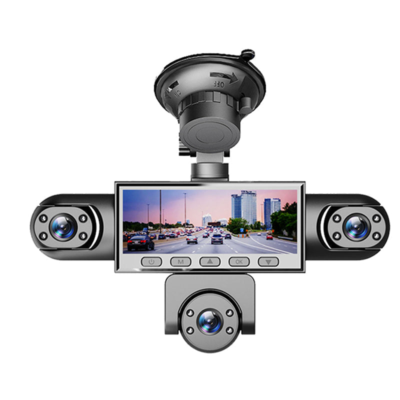 📹 50% OFF NOW! 🚗 HD 1080P Multi-Lens Dash Cam with Night Vision – 5-Camera Panoramic Coverage, G-Sensor, 24H Parking Surveillance & Loop Recording 🛡️