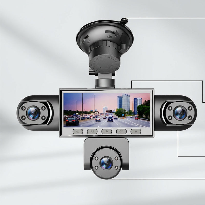 📹 50% OFF NOW! 🚗 HD 1080P Multi-Lens Dash Cam with Night Vision – 5-Camera Panoramic Coverage, G-Sensor, 24H Parking Surveillance & Loop Recording 🛡️